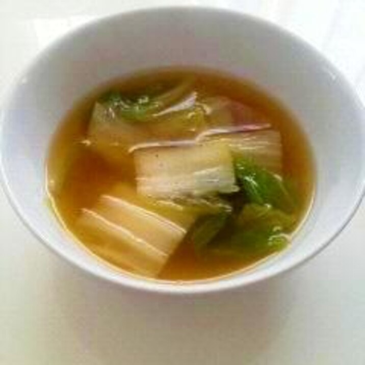 超簡単！白菜の中華スープ